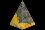 Polished Bumblebee Jasper Pyramid - Indonesia #114996-1